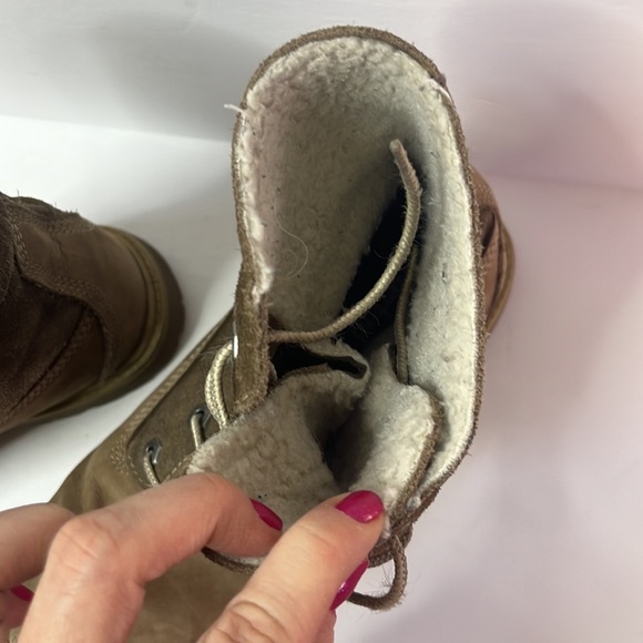 Timberland Boot Military Style Beige size 8.5 - Picture 5 of 12